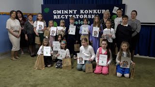 Gminny Konkurs Recytatorski w Kościelcu